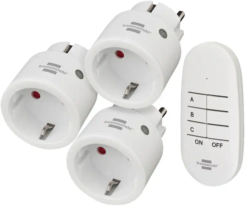 BRENNENSTUHL Comfort-Line 3er Funkschalt Set