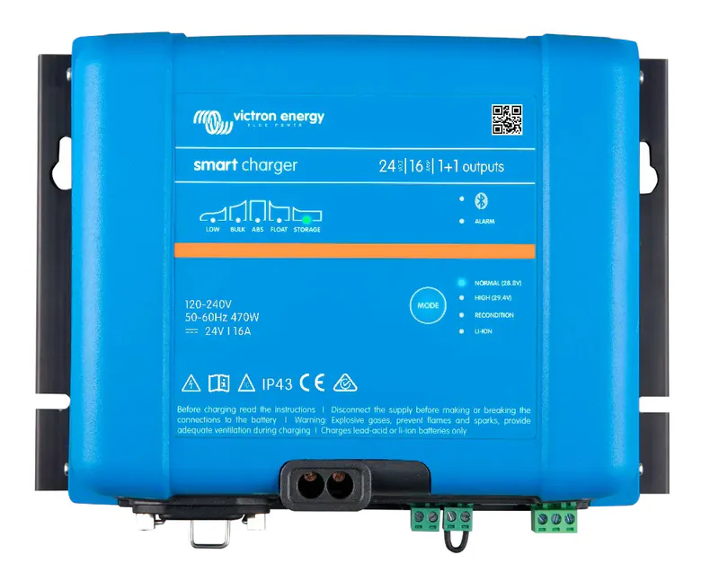 Victron Smart IP43 Ladegerät 24/16(1+1) 120-240V Bluetooth PSC241651095
