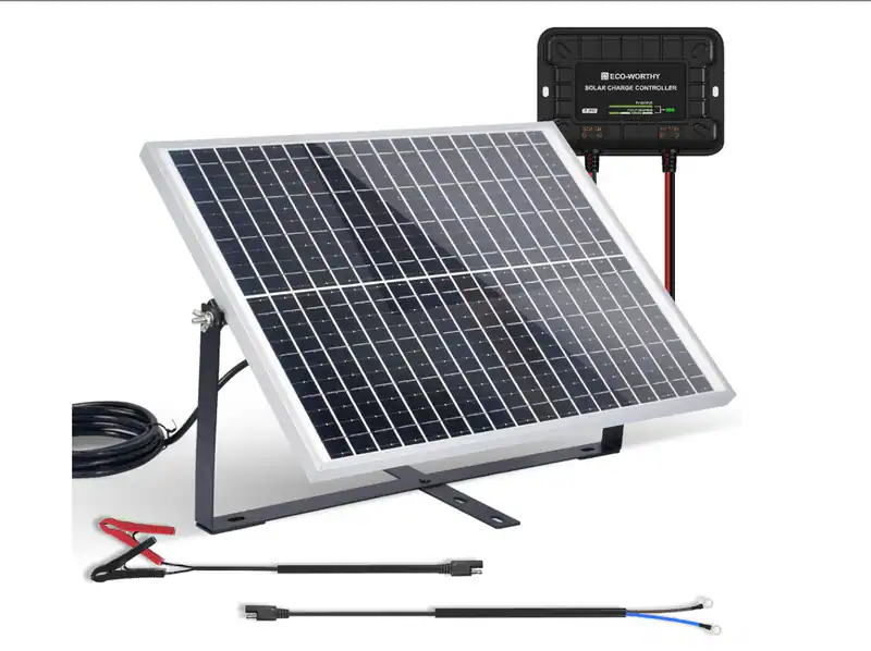 25W Solarpanel-Kit Solarmodul 4A Ladegerät Solarzelle Solar RV/Boot