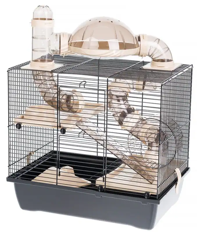 5907600701045 INTER-ZOO Rocky + Terrace beige - Käfig für einen Hamster INTER-ZO