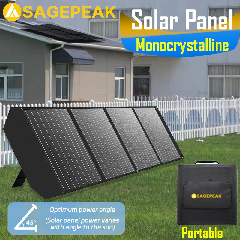 Solarpanel 200W 300W 400W 500W Faltbar Tragbar Solarmodul Wohnmobil Camping RV