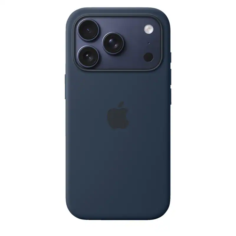 APPLE Silikon Case mit MagSafe, Backcover, Apple, iPhone 17 Pro, Mitternacht