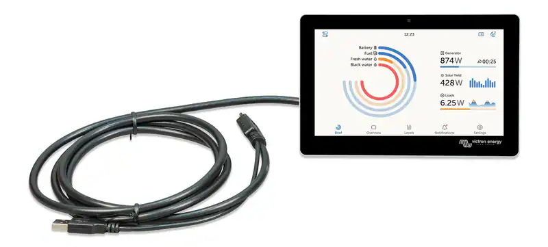 Victron GX Touch 70 Flush (bündiger Einbau) Systemüberwachung BPP900455170