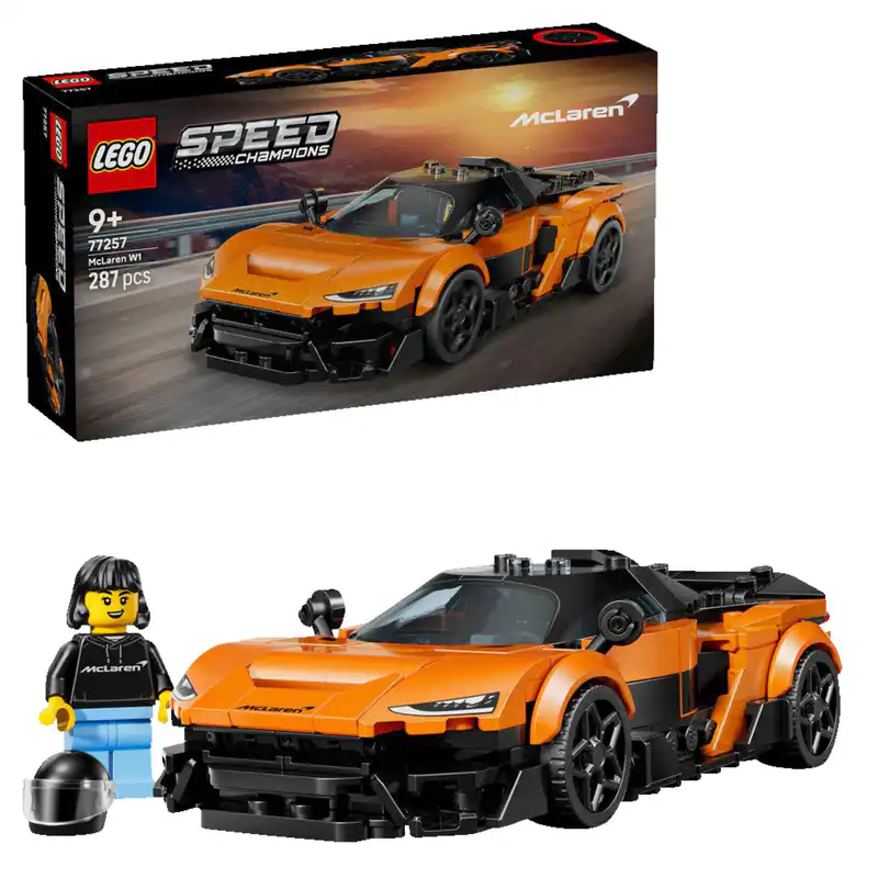 LEGO Speed Champions 77257 McLaren W1 Bausatz, Mehrfarbig