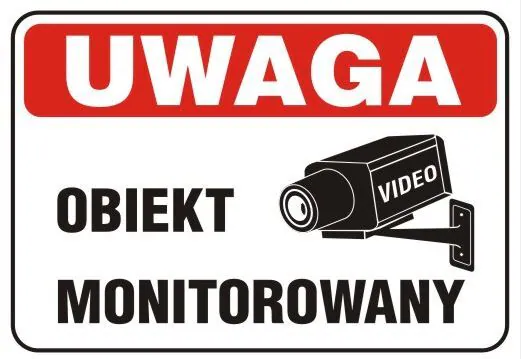 1000001008905 TABLICA 25*17.5CM UWAGA ! OBIEKT MONITOROWANY UN