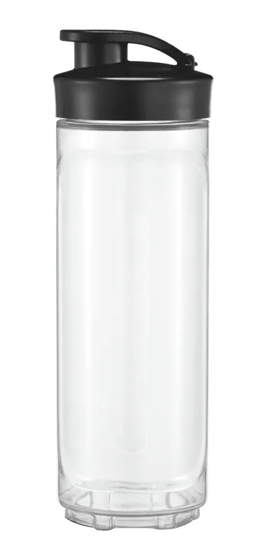 WMF 04.1695.0071 Kult X Trinkflasche Transparent/Schwarz