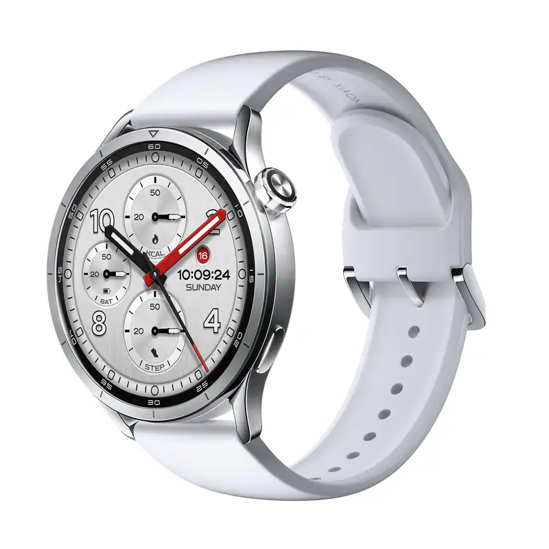 XIAOMI Watch S5 46 Smartwatch Fluorkautschuk, 140-210 mm, Silver