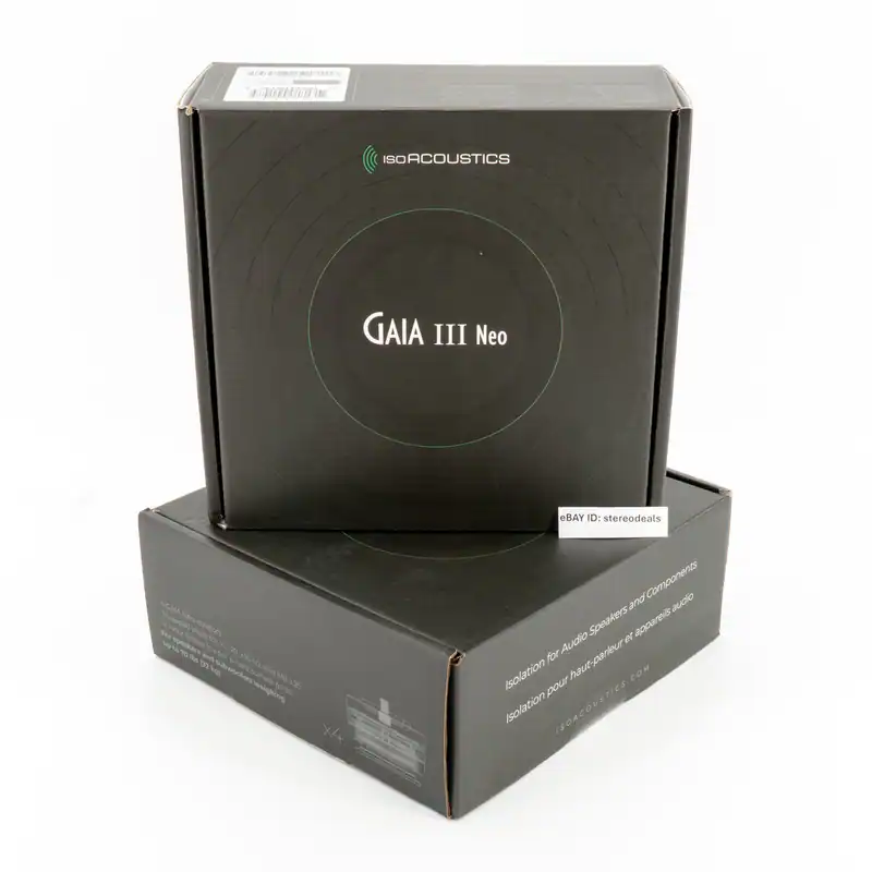 IsoAcoustics GAIA III NEO (Satin Black) - Isolators (2 sets of 4 pcs)