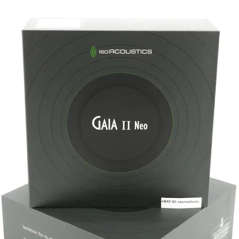 IsoAcoustics GAIA II NEO (Satin Black) - Loudspeakers Isolator (1 set x 4 pcs)