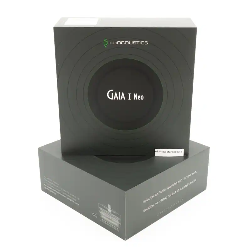IsoAcoustics GAIA I NEO (Satin Black) - Isolators (2 sets x 4 pcs)