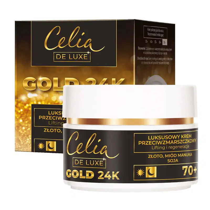 5900525065476 Celia De Luxe Gold 24K 70+ luksusowy Creme Anti-Falten na n