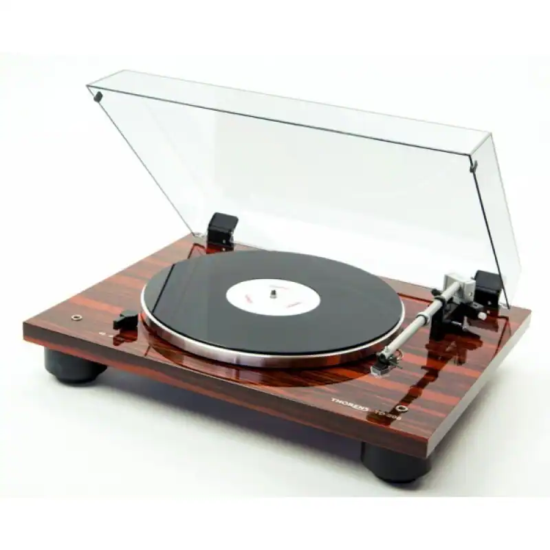 Thorens TD-206 belt drive turntable (TP 90 arm, AT-95B cartridge) Macassar