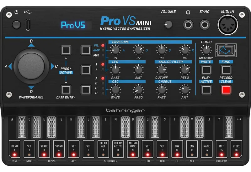 4033653032391 Behringer PRO-VS MINI - Hybrid Synthesizer Behringer