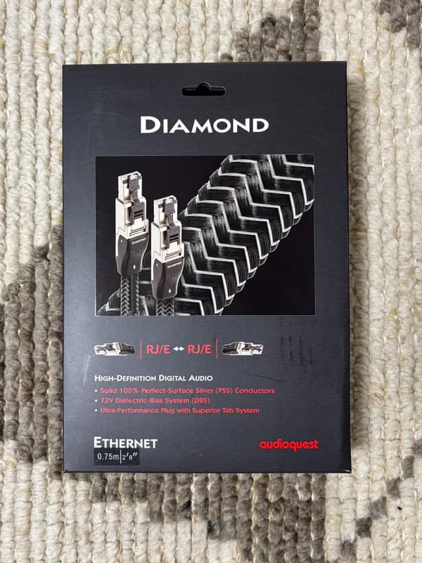 AudioQuest RJ/E Diamond Ethernet Cable - 0.75m