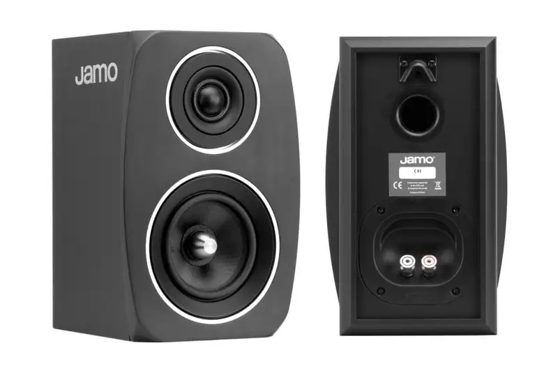 Pair of JAMO C91 - Compact Loudspeakers (Satin Black)