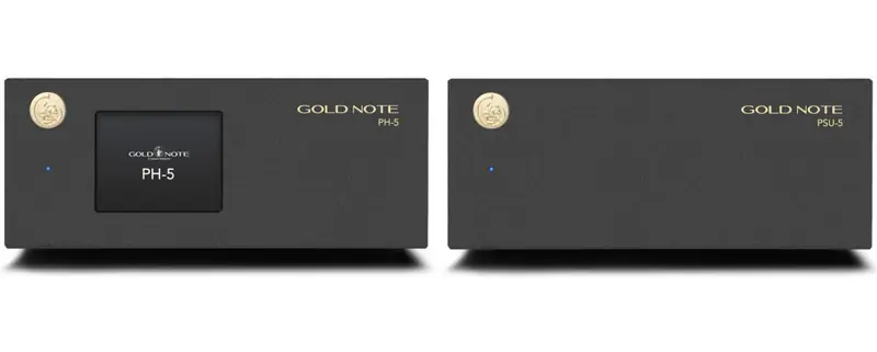 Gold Note PH-5 High End Phono Preamplifier + PSU-5 Power Supply Pack