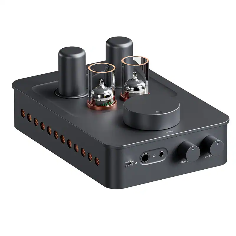 FOSI AUDIO GR70 Tube Headphone Amplifier Authentic Amplification Preamp W/Vacuum
