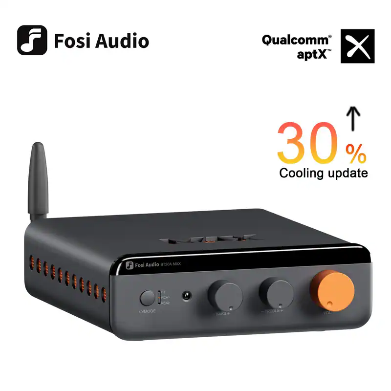 FOSI AUDIO BT20A MAX Stereo Leistungsverstärker PFFB LDAC, Home Audio 2.1 system