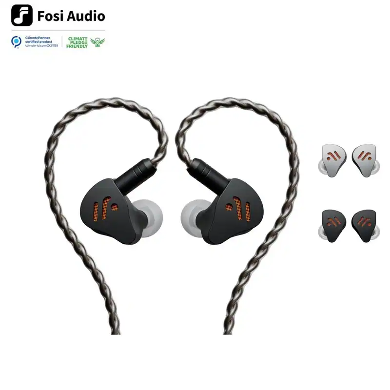 FOSI AUDIO IM4 3,5/4,4 mm Balanced Offene HiFi-In-Ear-Kopfhörer, N52 Dual Magnet