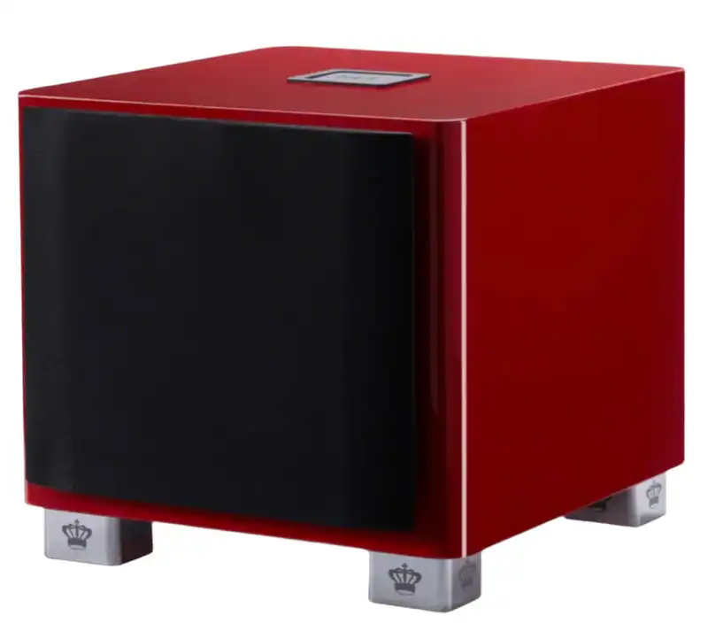 REL T9x RED- Active Subwoofer, High Gloss Red Finish