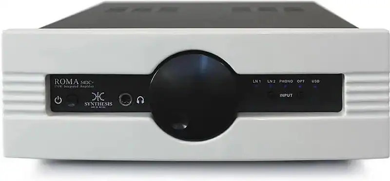 Synthesis ROMA 54DC - Integrated Stereo Amplifier with Phono MM input (White)