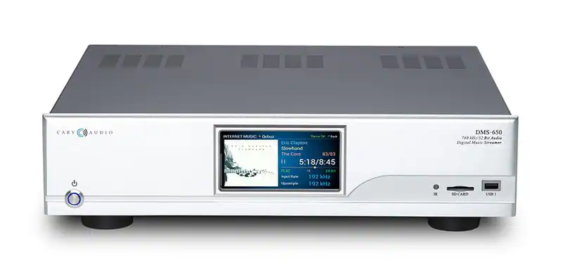 Cary Audio DMS-650 High End DAC, Network Streamer / Player (Silver)