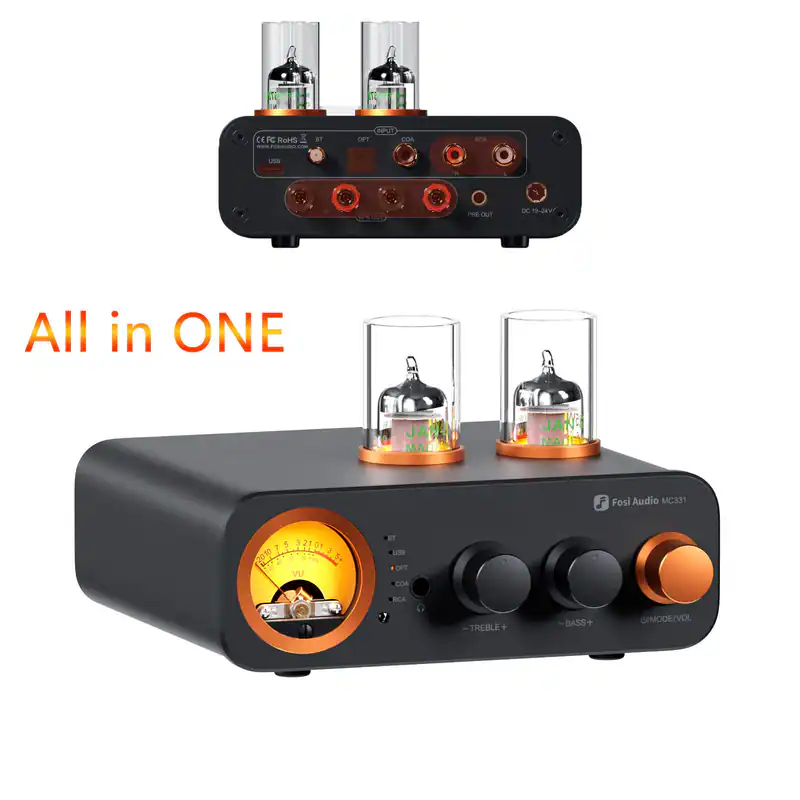 FOSI AUDIO MC331 Röhrenvollverstärker DAC 2 Kanal Heim Stereo Audio Verstärker