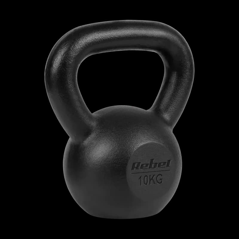 5901890111614 Kettlebell żeliwny 10kg, REBEL ACTIVE Rebel