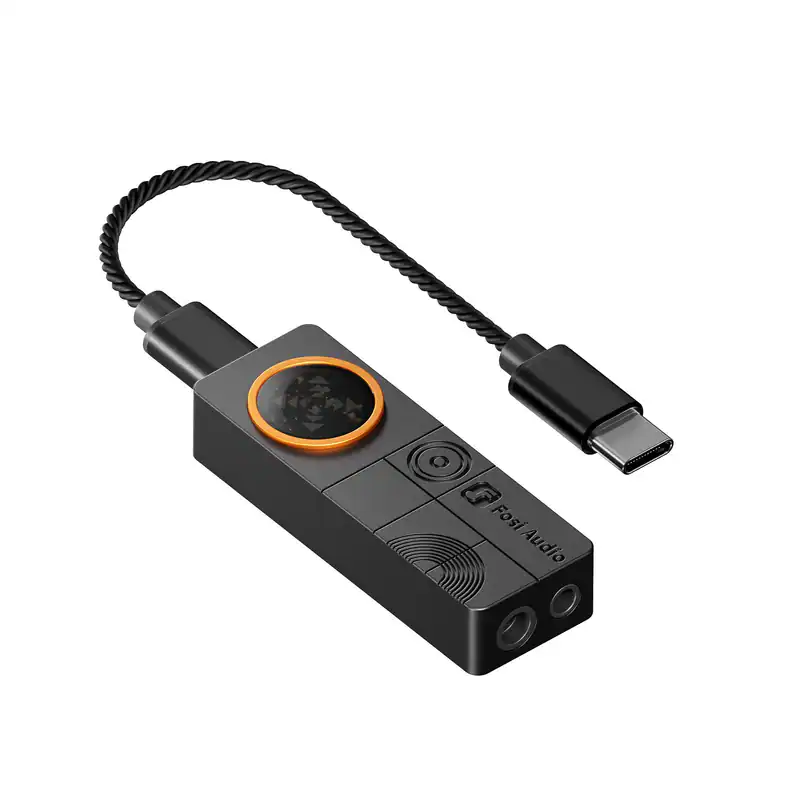 FOSI AUDIO DS3 USB-C DAC Amp Headphone Amplifier with Gaming 7.1 Spatial Audio