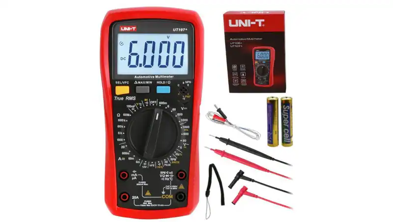 5901890077989 Miernik uniwersalny samochodowy z pomiarem RPM multimetr cyfrowy z