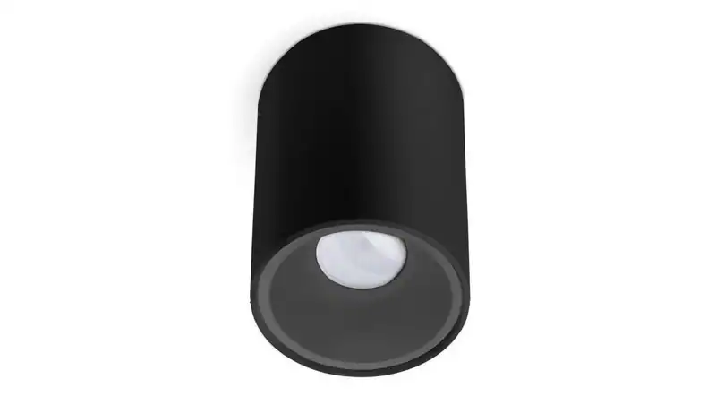 Oprawa Halogenowa Natynkowa Aluminiowa SPOT TUBA do LED GU10 Okrągła Czarna KIVI