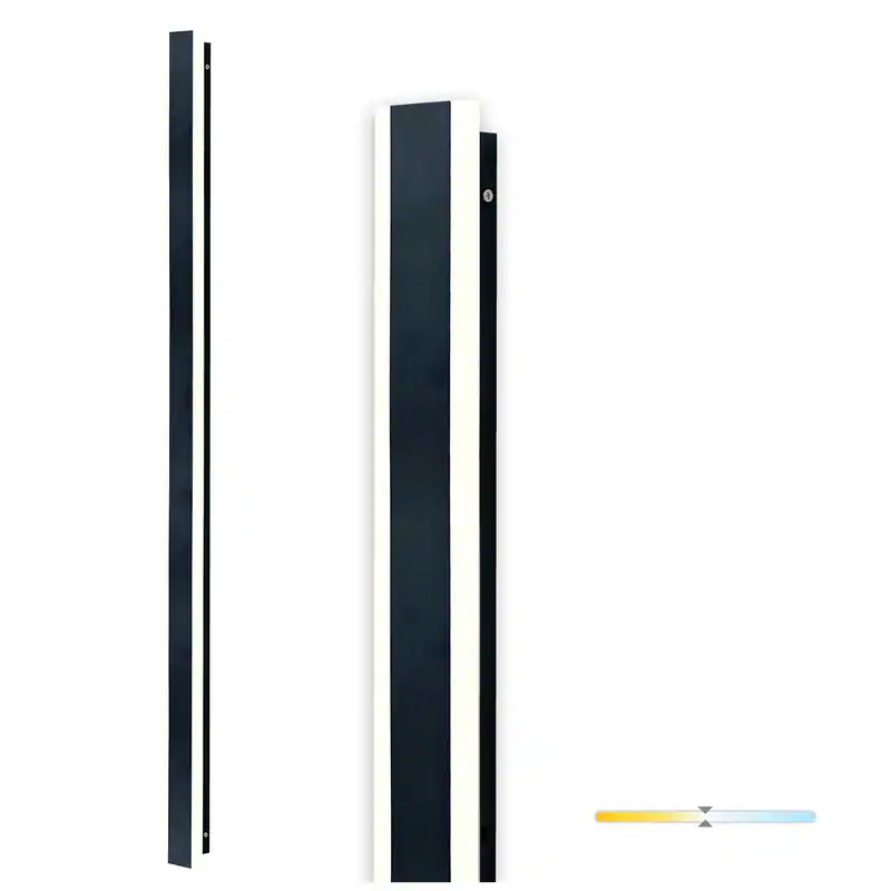 LED Außenwandleuchte MIRANA S 25W 120cm 4000K IP44 schwarz Kobi