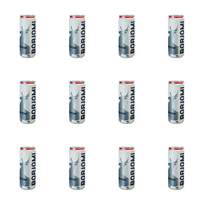 4860019001841 Borjomi woda mineralna gazowana 0,33 l X12 BORJOMI
