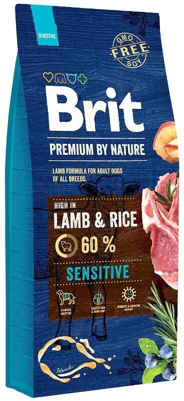 8595602526642 Brit Premium By Nature Sensitive Lamb & Rice - Trockenfutter f