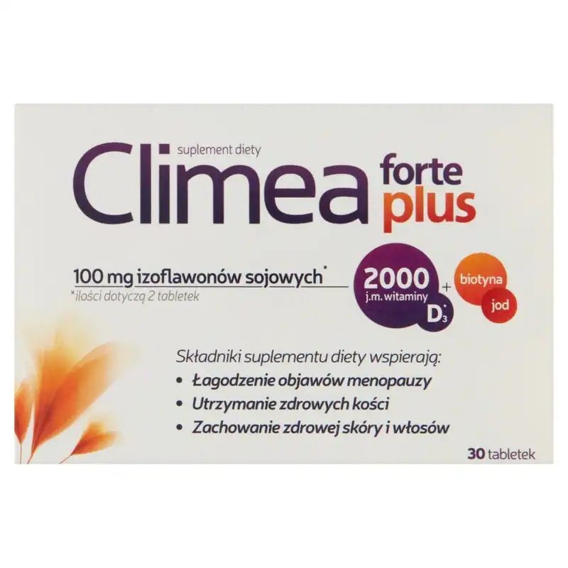 5902802704351 Forte Plus suplement diety łagodzący objawy menopauzy 30 tabletek