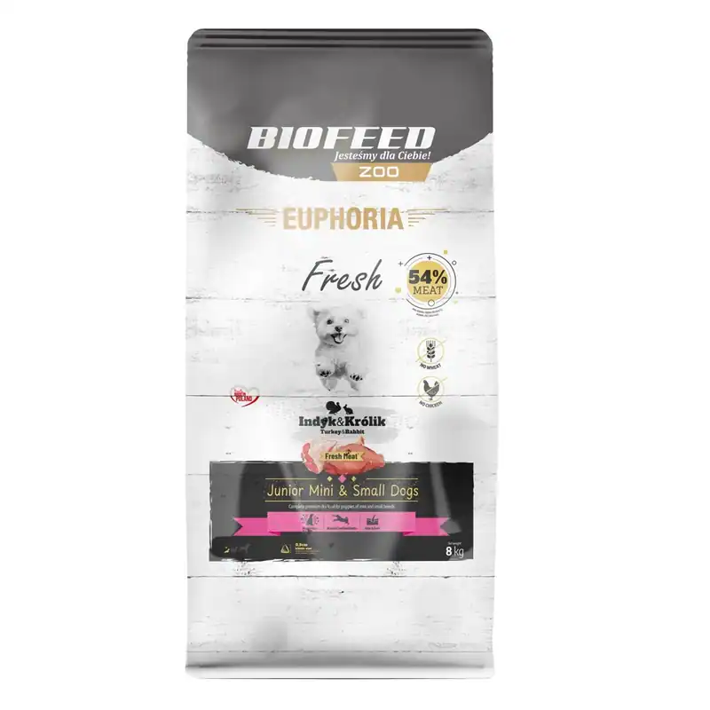 5906744522257 BIOFEED Euphoria Fresh Junior Mini & Small Turkey with rabbit