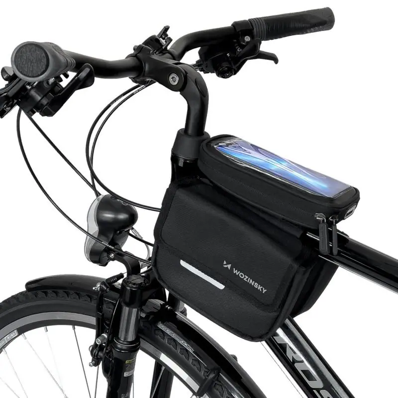 Wozinsky Fahrradtasche na ramę sakwa na rower wodoodporne etui na telefon 1,5l