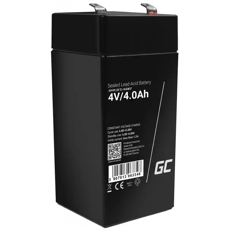 5907813963346 Battery AGM VRLA 4V 4Ah b Green Cell