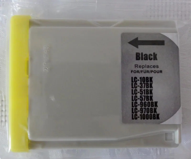 Color Tintenpatrone Black / Schwarz für Brother z.B LC1000, LC 970, LC960