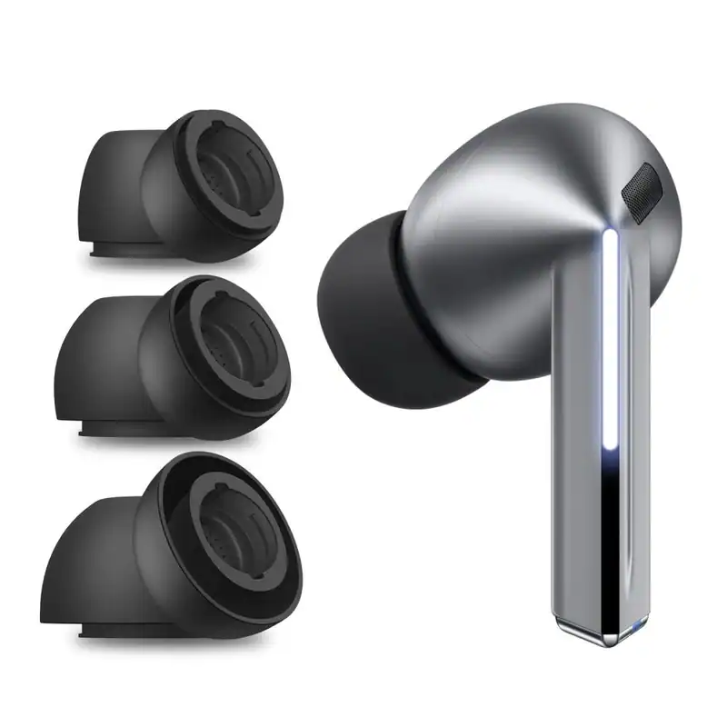 Tech-Protect Ear Tips für Samsung Galaxy Buds 3 Pro, schwarz, 3er-Set