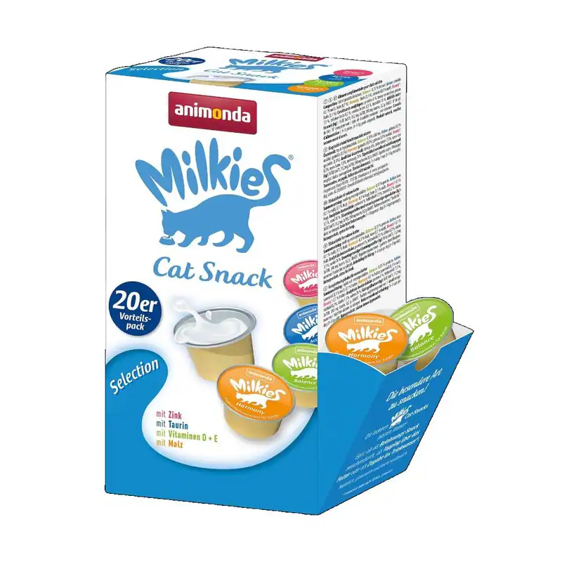 4017721832359 ANIMONDA Milkies Selection - Katzenleckerli - 20x15g Animonda