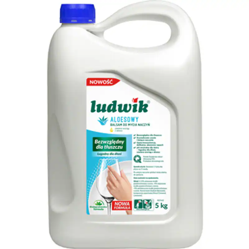 5900861143685 Ludwik Balsam do mycia naczyń aloesowy 5kg Grupa Inco S.A.
