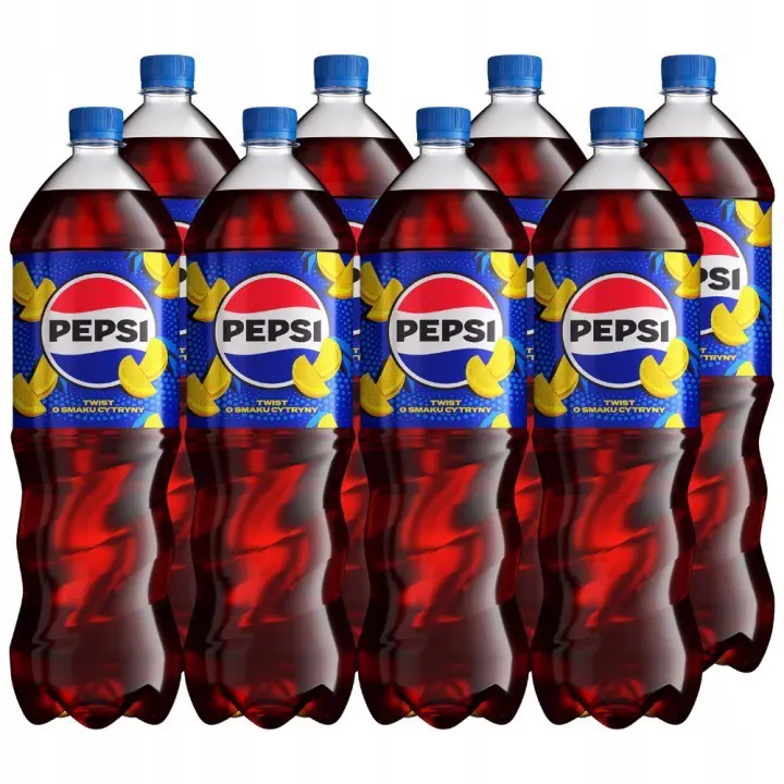 5900497049207 Pepsi Twist Napój Gazowany Z Dodatkiem Cytryny 1,5L x 8 sztuk ZEST