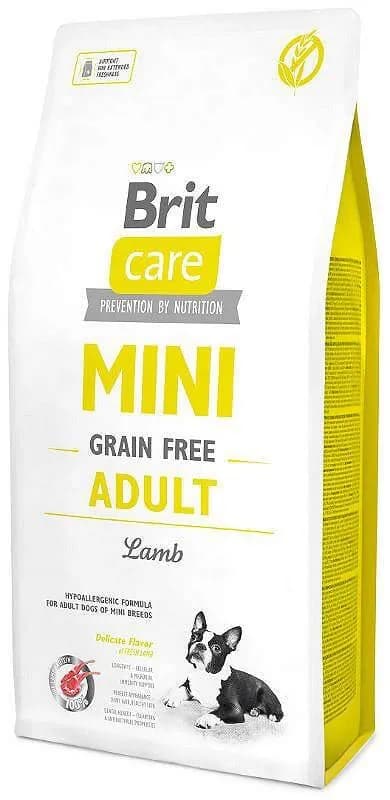 8595602520121 Brit Care Mini Grain Free Adult Lamm - Hundetrockenfutter - 7 kg