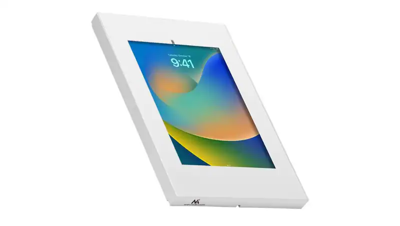 Uchwyt reklamowy do tabletu Maclean, ścienny z blokadą, 9.7-11, iPad/iPad Air/iP