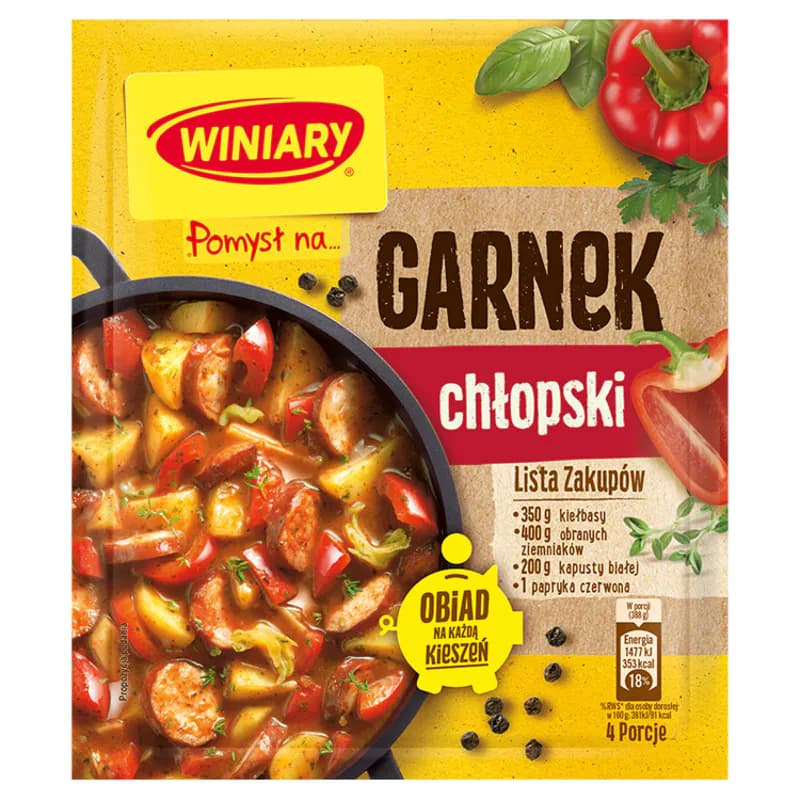 7613033000652 Winiary Pomysł na... Garnek chłopski 40 g NESTLE