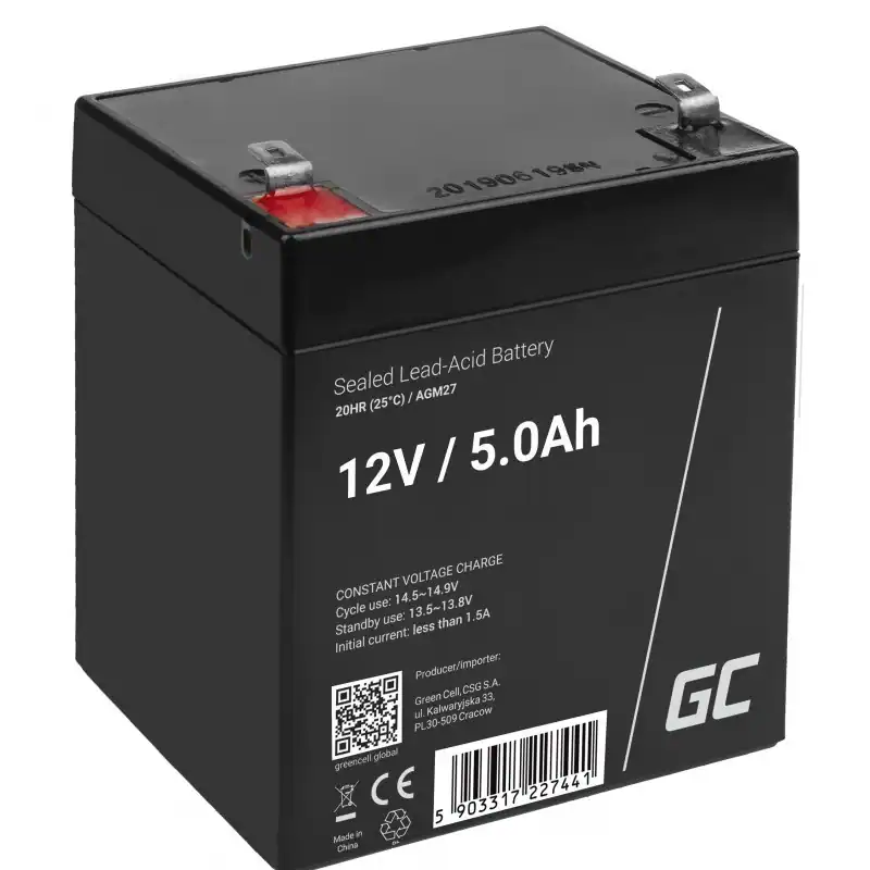 5903317227441 Battery AGM 12V 5Ah Green Cell