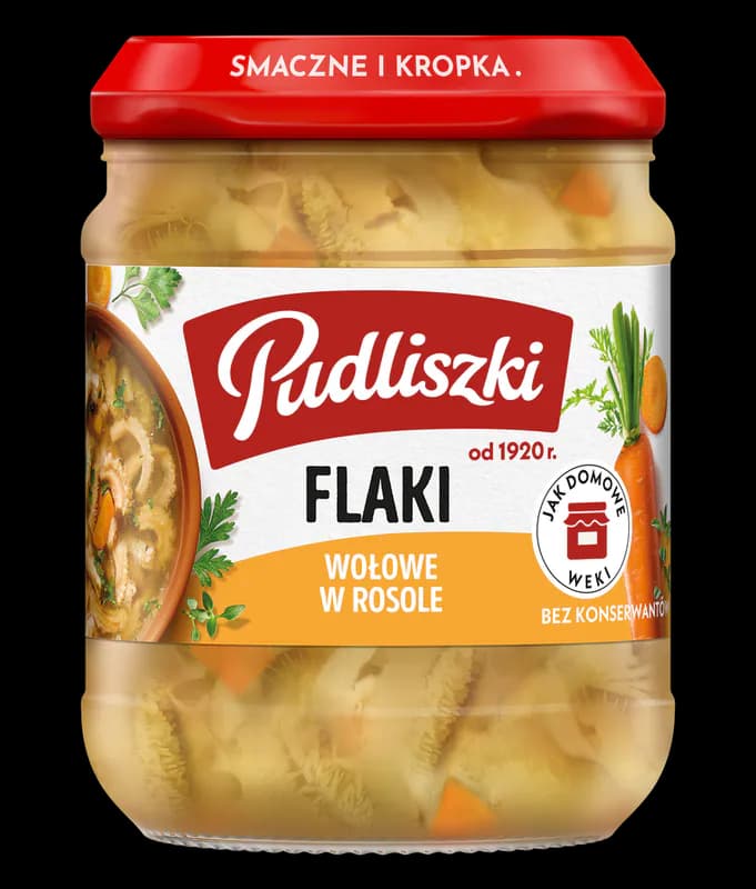 5900783010706 Pudliszki Flaki wołowe w rosole 450g HJ HEINZ POLSKA SPÓŁKA Z OGRA
