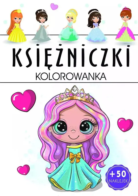Księżniczki. Kolorowanka Arti