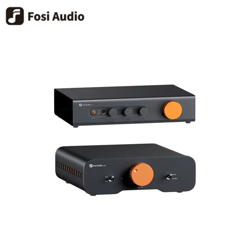 FOSI AUDIO ZA3 Stereo/Mono HiFi Verstärker & ZP3 Symmetrischer Vorverstärker Set